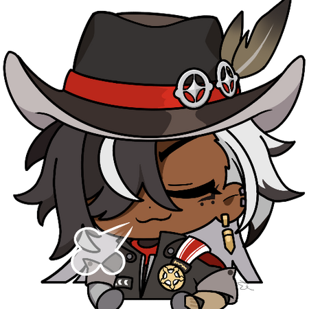 1 Icon Redraw, Boothill as Yanqing's sticker