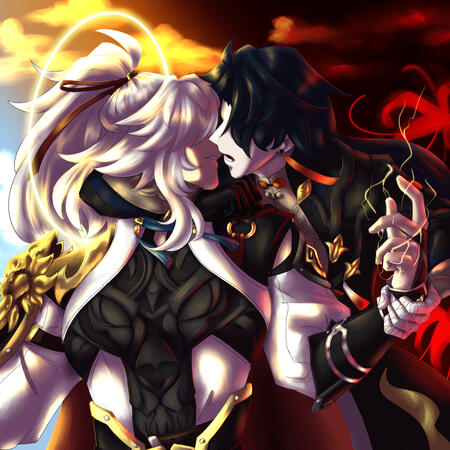 Waist-up, simple background